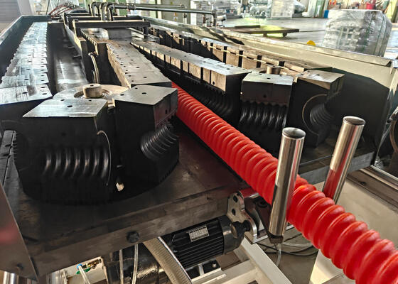 Single Wall Corrugated Pipe Extrusion Line with 400-1000 Capacity and 16mm-1600mm Pipe Diameter Range for Automatic Corrugation Pipe Production