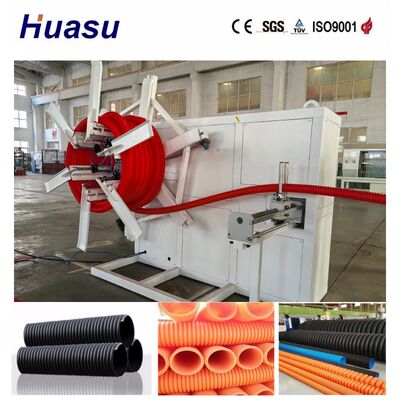 Full Automatic Single Wall Corrugated Pipe Extrusion Line with 50-72 Pairs Molds for 32-1600mm Pipe Range