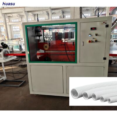 Customized Single Wall Corrugated Pipe Extrusion Line Featuring Siemens Inverter and PLC Control Remote Control for Output