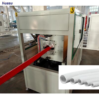 Siemens Inverter Corrugated pipe extrusion line computerized control delivers high precision and stable extrusion speed