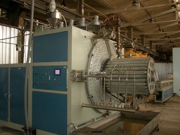 PE Hollowness Wall Spiral Pipe Extruder , 200-3000mm Spiral Pipe Making Machine