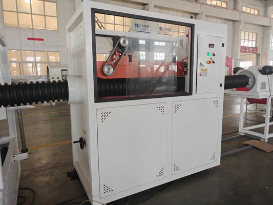 Customized Single Wall Corrugated Pipe Extrusion Line Semi automatic Or Fully Automatic With Barrel Material 38CrMoAlA